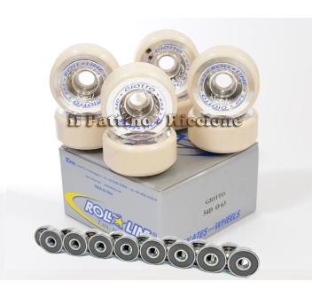 Ruote Giotto 54D - diam.63 con Cuscinetti