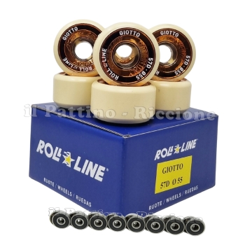 Ruote Giotto 57D - diam.55 con Cuscinetti