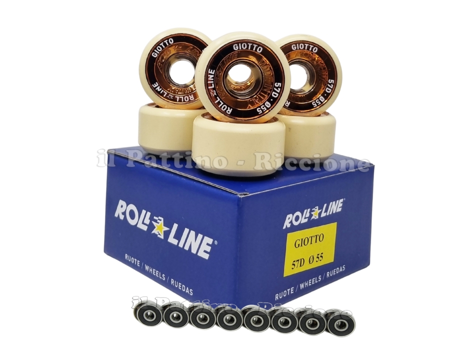 Ruote Giotto 57D - diam.55 con Cuscinetti