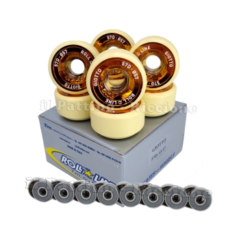 Ruote Giotto 57D - diam.57 con Cuscinetti