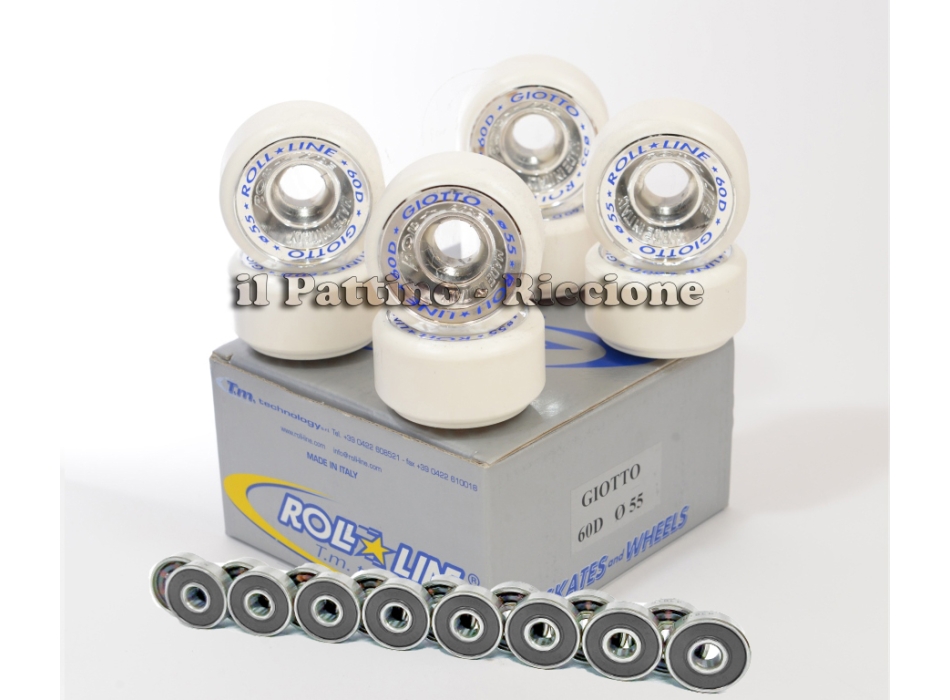 Ruote Giotto 60D - diam.55 con Cuscinetti