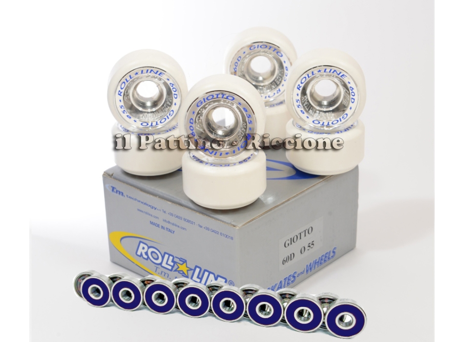 Ruote Giotto 60D - diam.55 con Cuscinetti