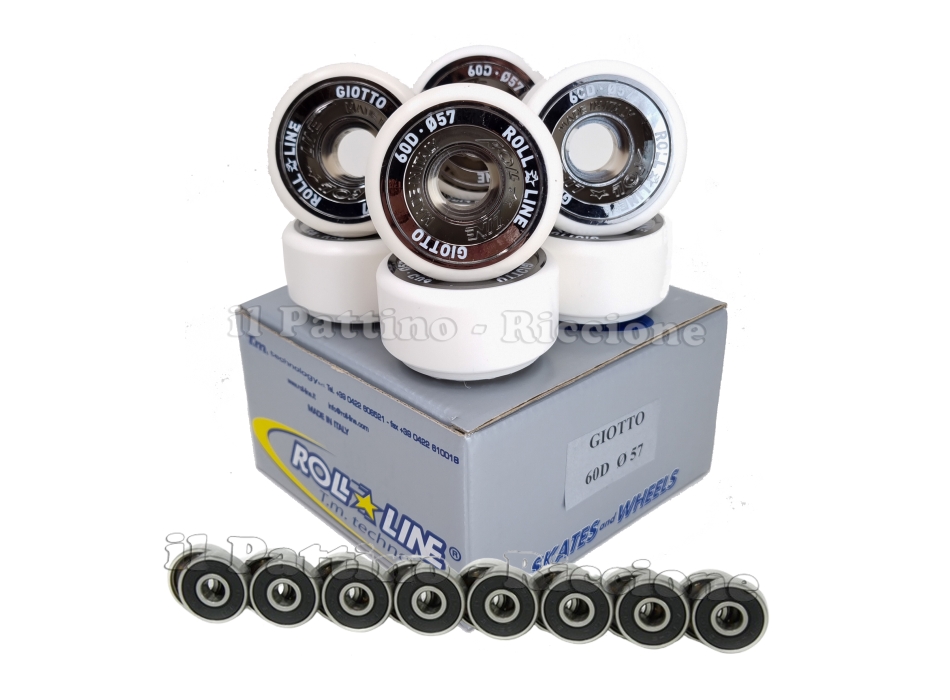 Ruote Giotto 60D - diam.57 con Cuscinetti