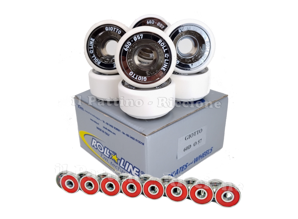 Ruote Giotto 60D - diam.57 con Cuscinetti