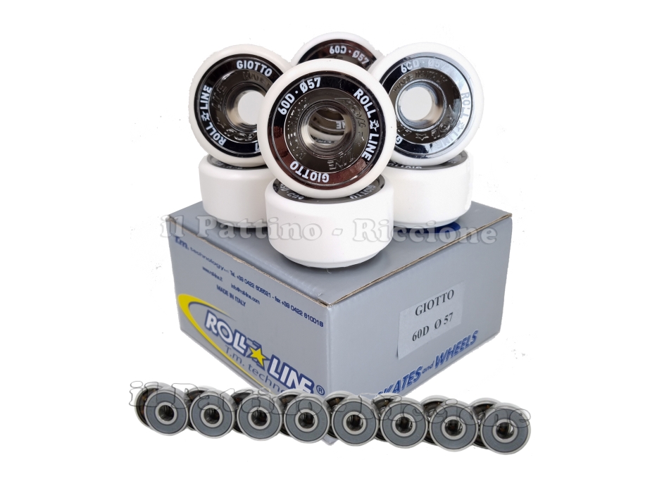 Ruote Giotto 60D - diam.57 con Cuscinetti