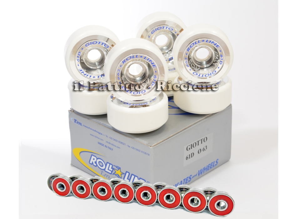 Ruote Giotto 61D - diam.63 con Cuscinetti