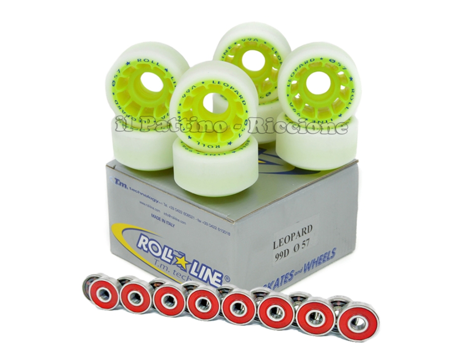 Ruote Leopard 99/A diam. 57 con Cuscinetti