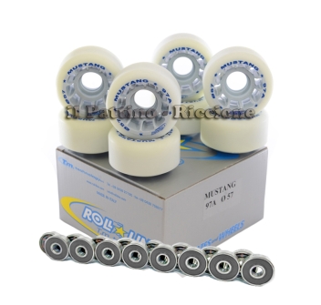 Ruote Mustang 97/A diam. 57 con Cuscinetti