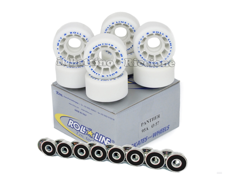 Ruote Panther 95/A diam. 57 con Cuscinetti