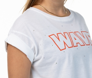 T Shirt Wave Bianca