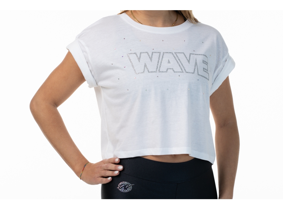 T Shirt Wave Bianca Argento
