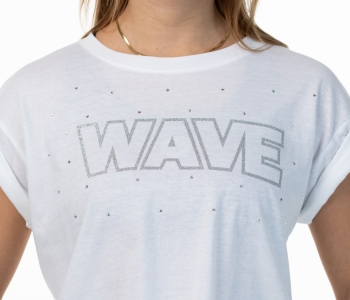 T Shirt Wave Bianca Argento