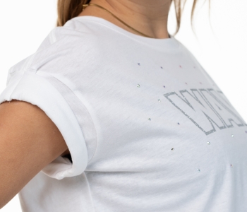 T Shirt Wave Bianca Argento