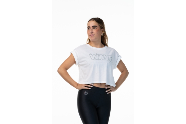 T Shirt Wave Bianca Argento