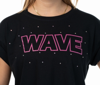 T Shirt Wave Nera