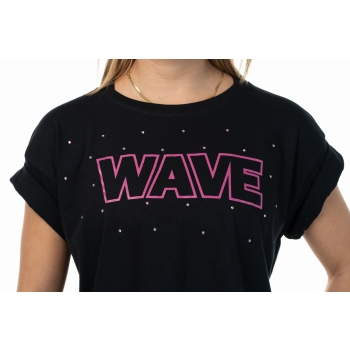 T Shirt Wave Nera