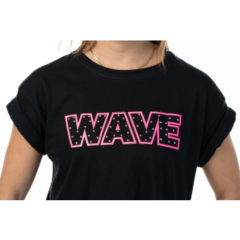 T Shirt Wave Nera