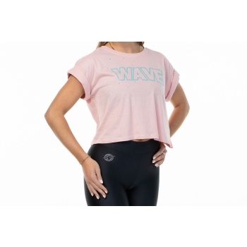 T Shirt Wave Rosa