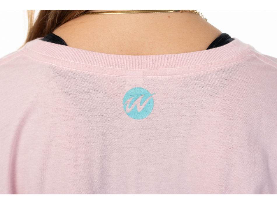 T Shirt Wave Rosa
