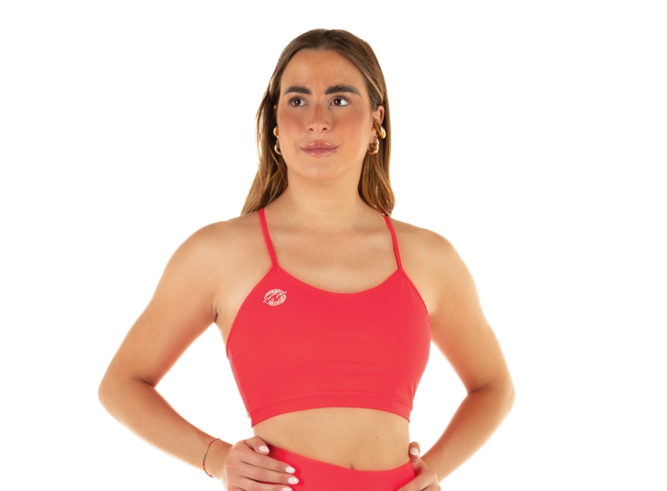 Top Emma Rosso Fluo