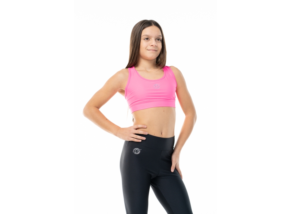 Top sportivo Wave modello America Bambina Fuxia