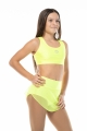 Top sportivo Wave modello America Bambina Giallo