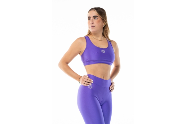 Top sportivo Wave modello America Donna Viola