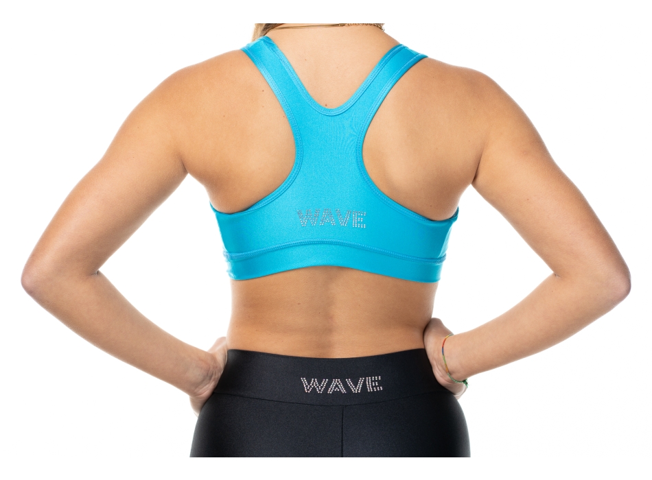 Top sportivo Wave modello America Donna Giallo