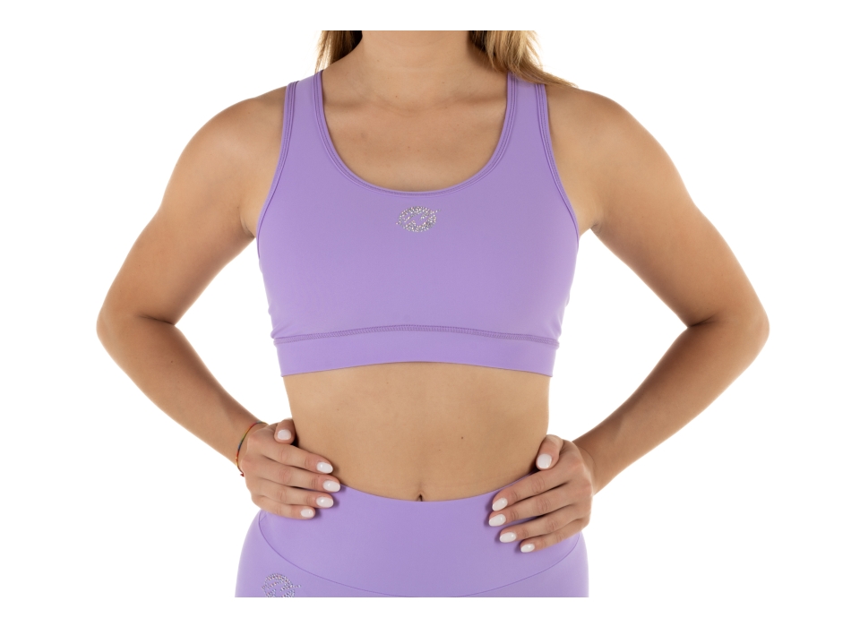 Top sportivo Wave modello America Donna Lilla