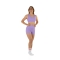Top sportivo Wave modello America Donna Lilla