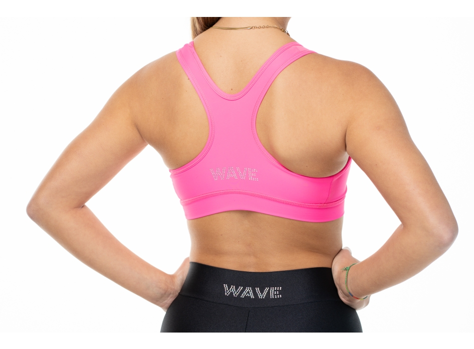 Top sportivo Wave modello America Donna Nero