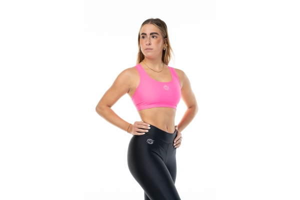 Top sportivo Wave modello America Donna Rosa