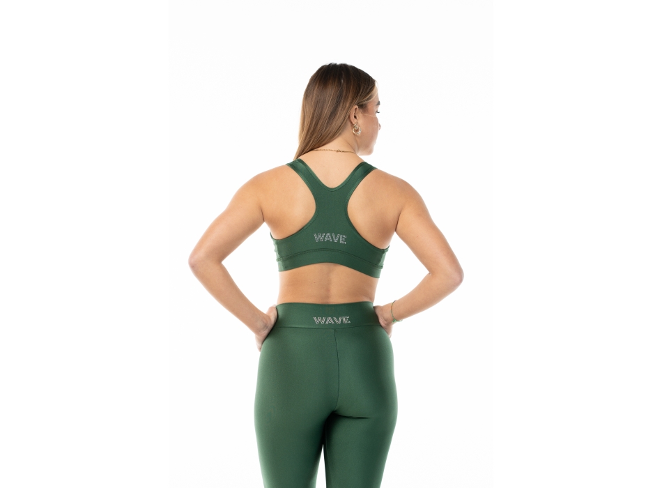 Top sportivo Wave modello America Donna Viola