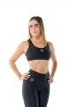 Top sportivo Wave modello America Donna Nero