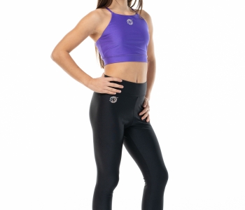 Top sportivo Wave modello Asia Bambina Nero