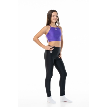 Top sportivo Wave modello Asia Bambina Nero