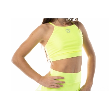 Top sportivo Wave modello Asia Bambina Rosa