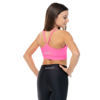 Top sportivo Wave modello Asia Bambina Viola