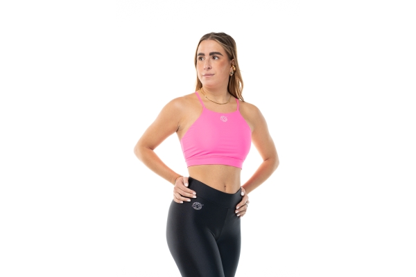 Top sportivo Wave modello Asia Donna Rosa