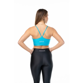 Top sportivo Wave modello Asia Donna Giallo