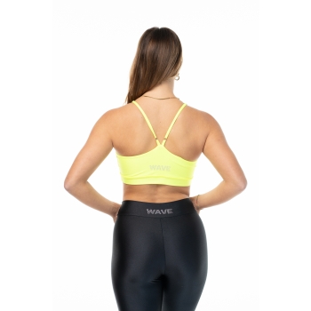 Top sportivo Wave modello Asia Donna Nero