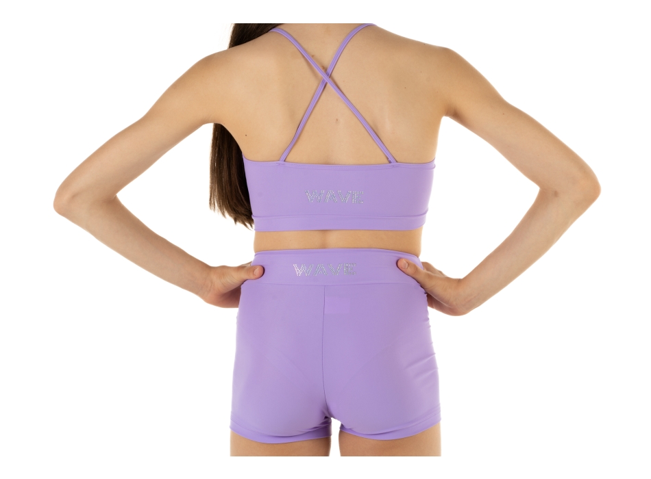 Top sportivo Wave modello Emma Bambina Lilla