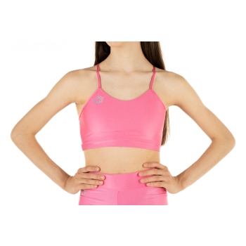 Top sportivo Wave modello Emma Bambina Rosa Confetto