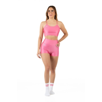 Top sportivo Wave modello Emma Rosa Confetto