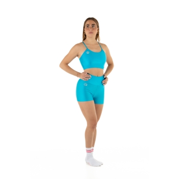 Top sportivo Wave modello Emma Turchese