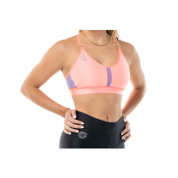 Top sportivo Wave modello Rosy Donna Rosa Salmone