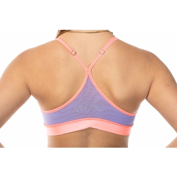 Top sportivo Wave modello Rosy Donna Rosa Salmone