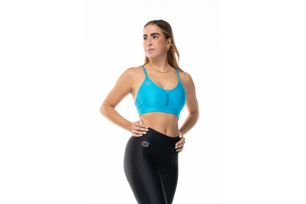 Top sportivo Wave modello Rosy Donna Azzurro